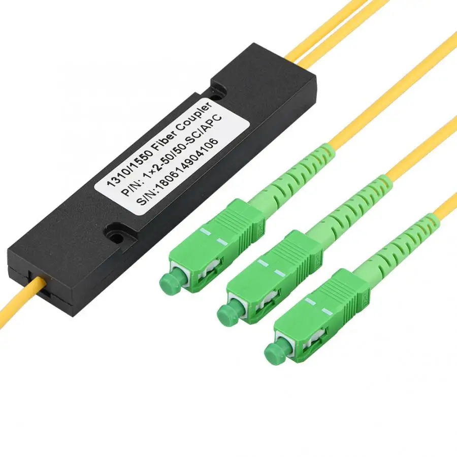 Divisor de fibra óptica PLC SC APC 1X2 PLC, divisor de modo único, divisor SC/APC PCL, funda para Cable de ordenador, 10 unidades por lote - imagen 2