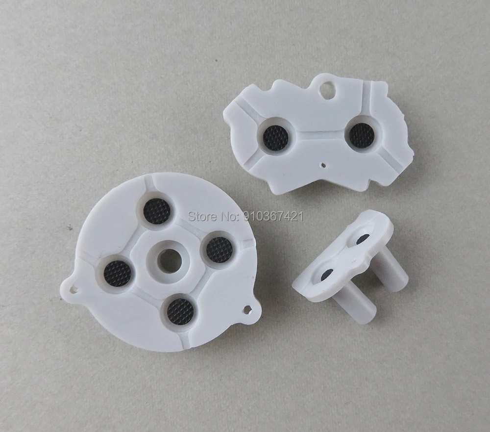 50 juegos de teclado conductor de silicona de goma colorida de repuesto para Nintend GameBoy Advance GBA botones conductores A-B d-pad - imagen 2