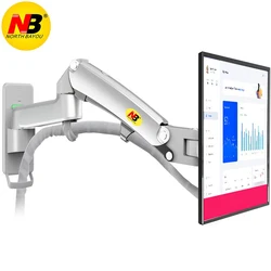 Soporte Gas Resorte NB F300 – Monitor 30-40 Pulgadas Giratorio Pared