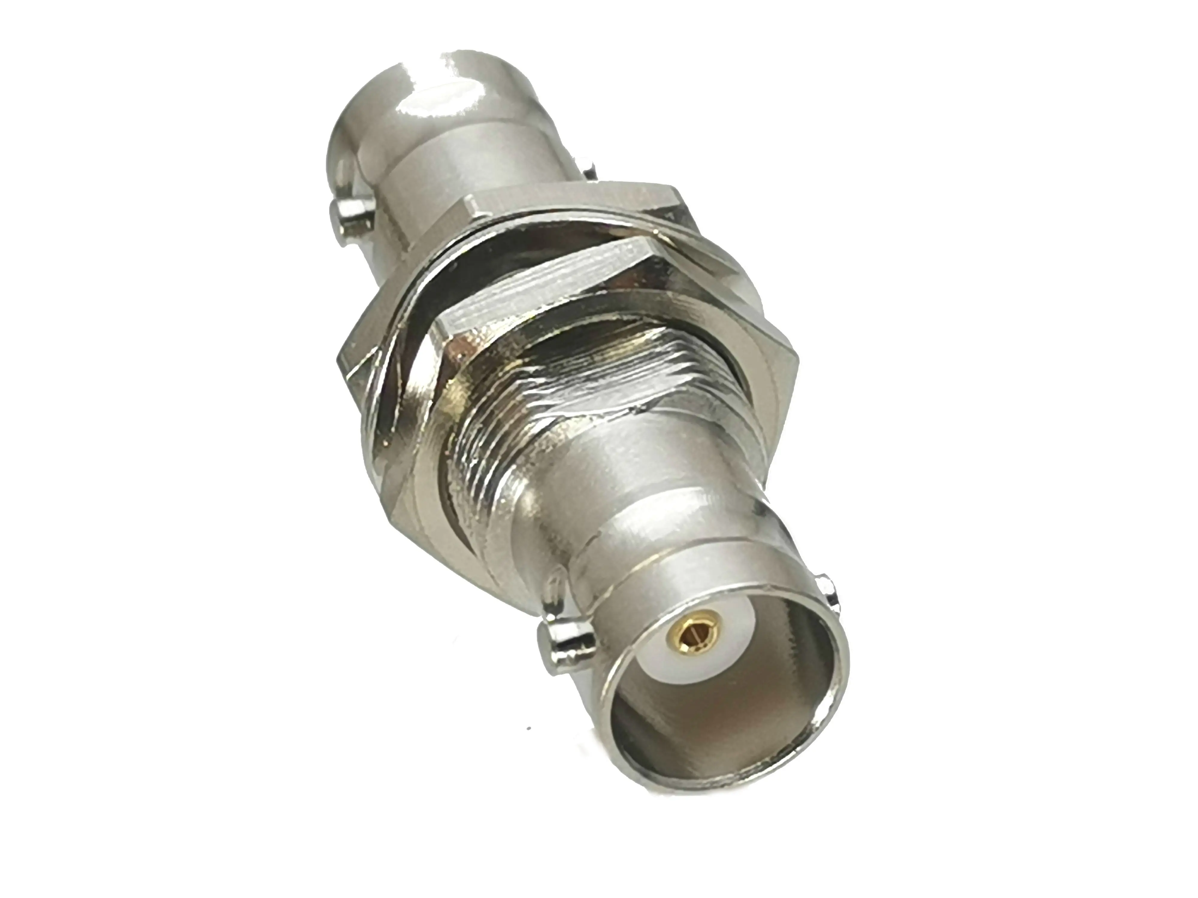 Tuerca de gato hembra BNC a hembra BNC, conector RF adaptador Coaxial de alta calidad, recta, 1 ud. - imagen 3