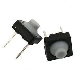 Interruptor táctil de silicona 8x8x5mm 2 pines silencioso