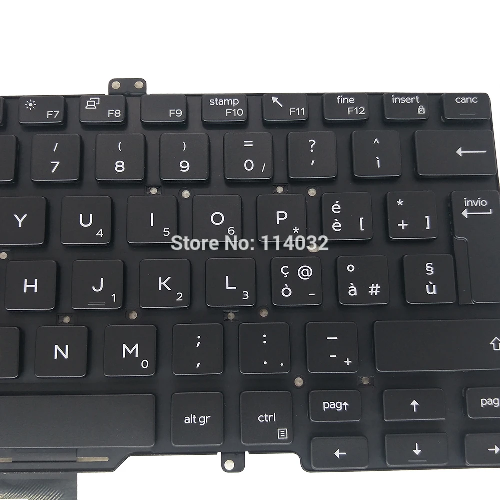 Teclado italiano latino para Dell Latitude 5400 5401 5410 5411 7400 7410 7402 3400 teclados italianos para Notebook 0NHMV3 NHMV3 - imagen 4