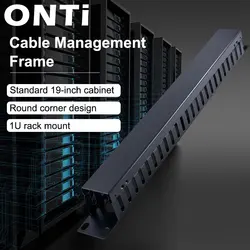ONTi Soporte Horizontal para Gestión de Cables en Rack 19 Pulgadas