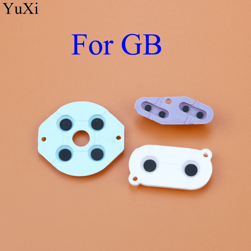 Botón conductor de goma A-B d-pad, teclado de silicona para Game Boy Classic GB GBC GBP GBA SP para 3DS NDSL NDSI XL NGC - imagen 2