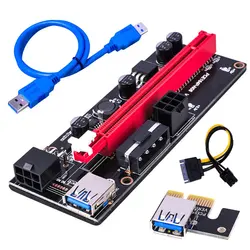 Extensor PCIe USB 3.0 009S 1x a 16x con alimentación SATA