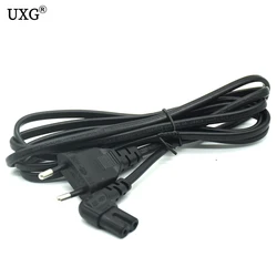 Cable Schuko IEC C7 90º para Enchufe Europeo de Alimentación