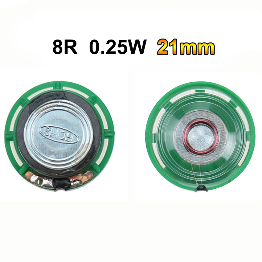 8R 0.25W 21mm