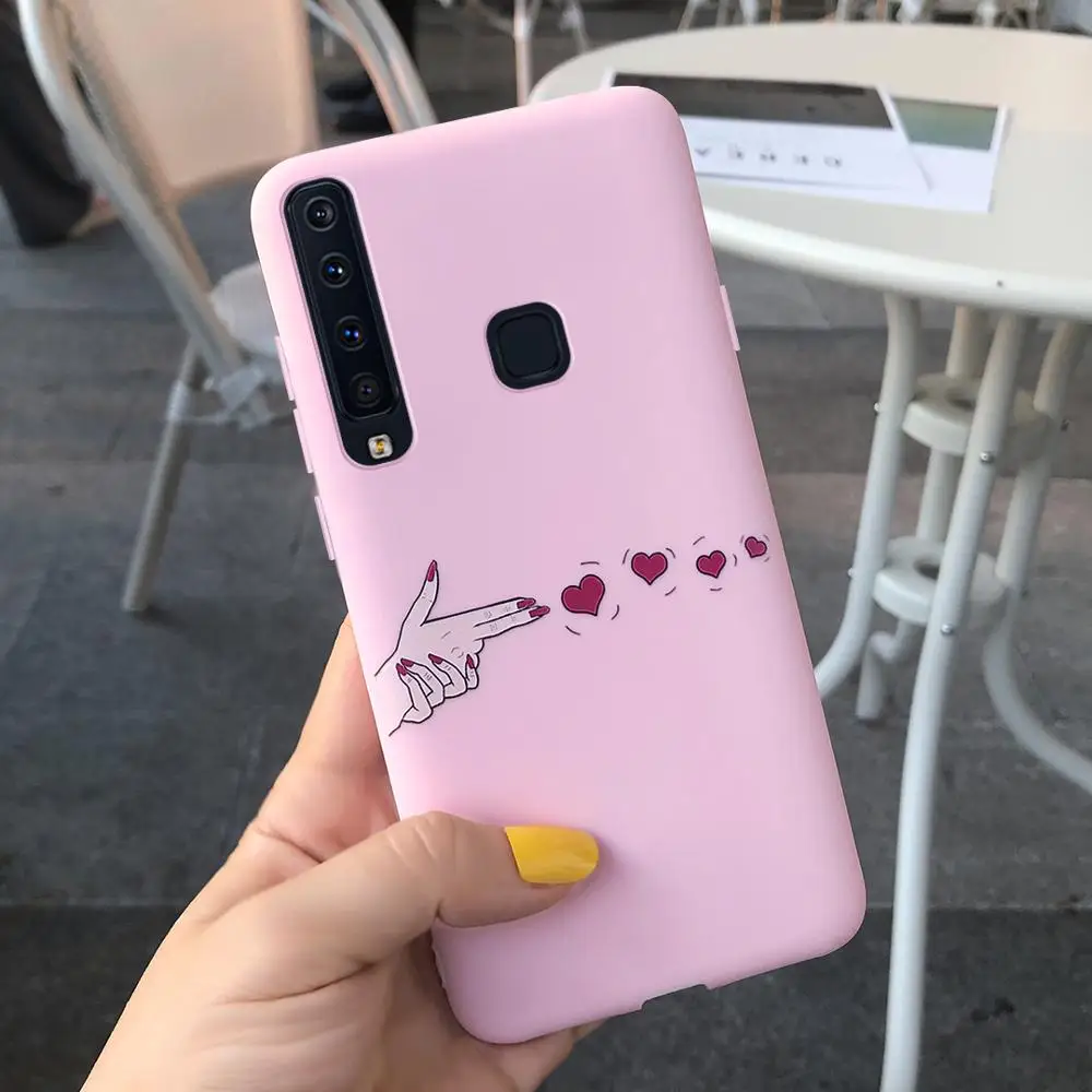 Funda de teléfono para Samsung Galaxy A9 2018, A920, A920F, A 9 2018, carcasa trasera de silicona con dibujos animados, Funda suave de TPU - imagen 2