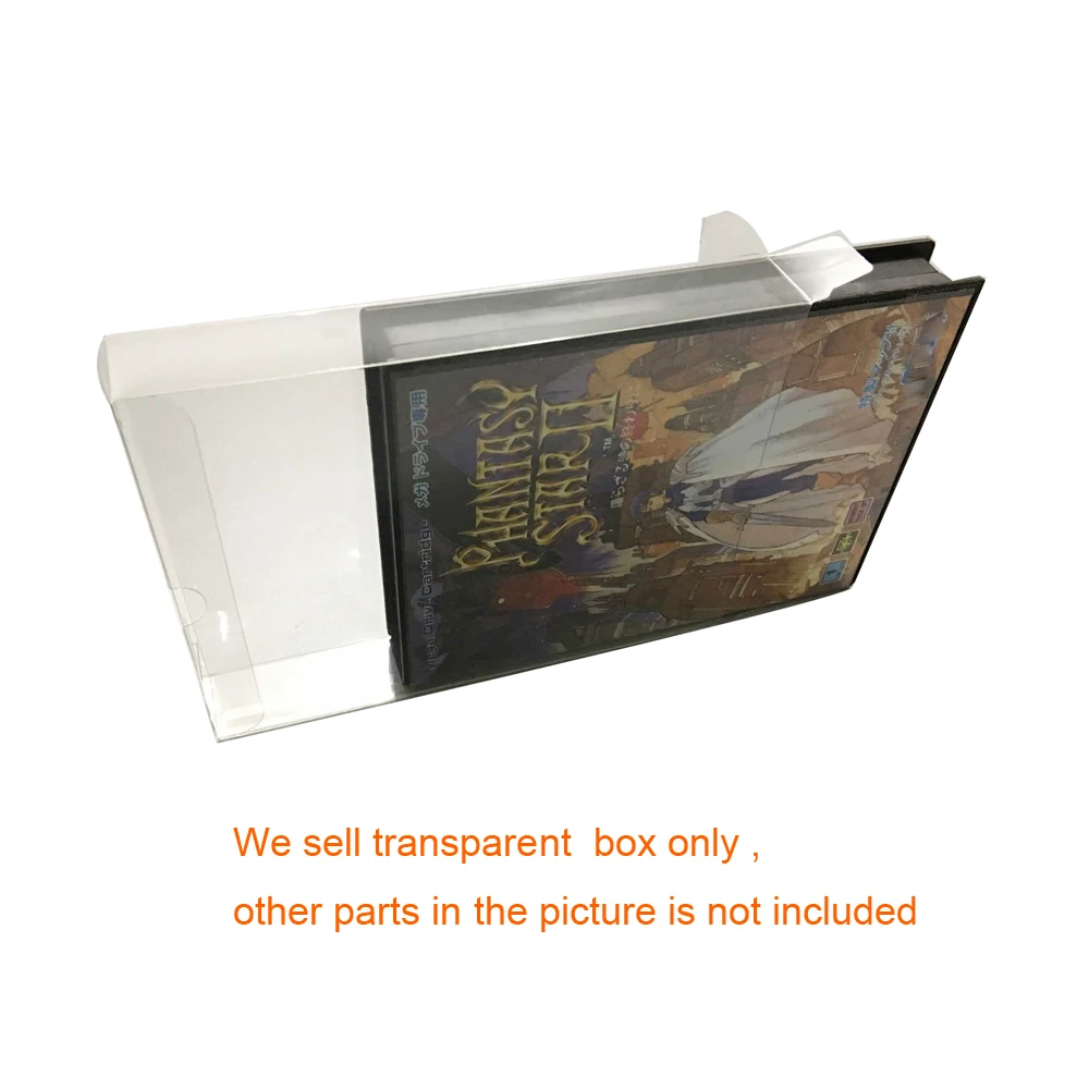 Caja protectora transparente para Sega MD, caja de carro de juegos Genesis 5, venta al por menor, protección
