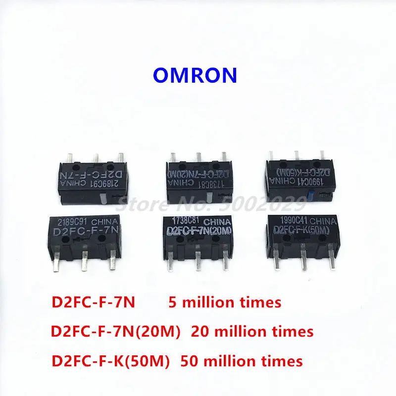 Microinterruptor de ratón de alta gama, caja de reparación de botón de ratón de ordenador general de 3 pines, adecuado para oficina/Competición electrónica, 24 piezas, nuevo - imagen 2