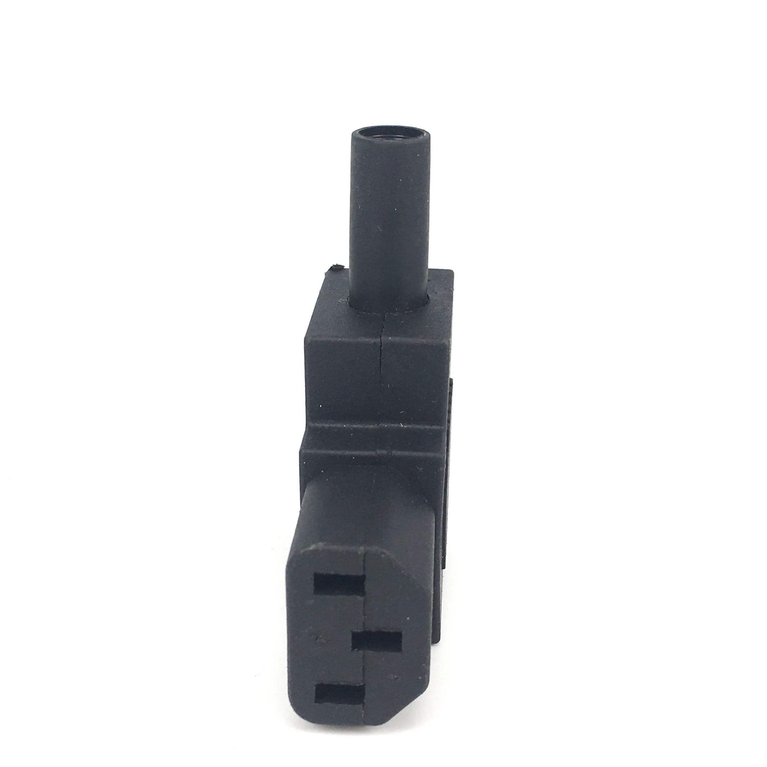 Conector de montaje de cable de alimentación IEC 320 C13, adaptador de CA hembra C13 en ángulo de 90 grados, 10A, 250V, macho IEC 320 C14 - imagen 5