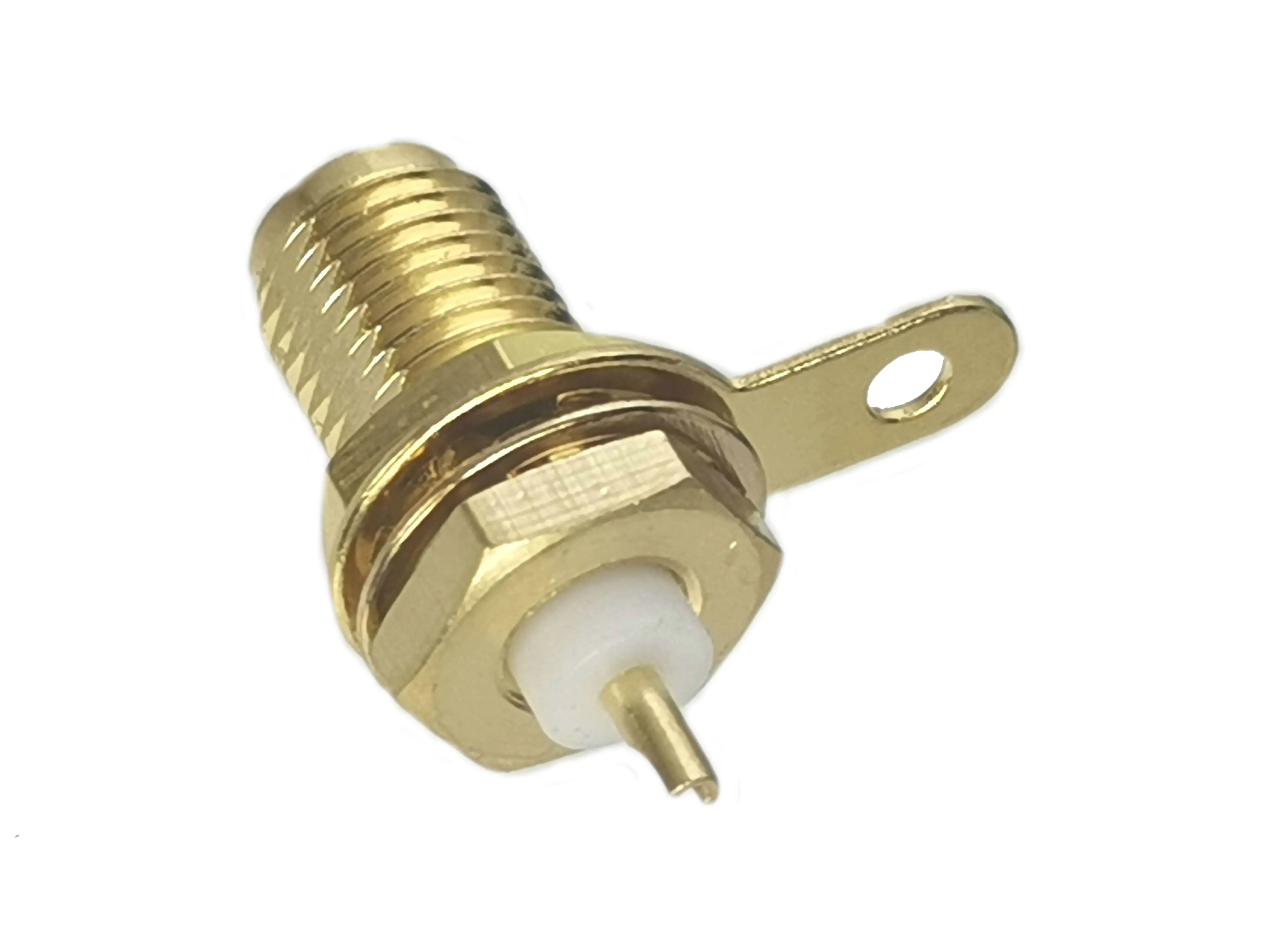 Conector SMA hembra panel PTFE – Adaptador coaxial - imagen 4