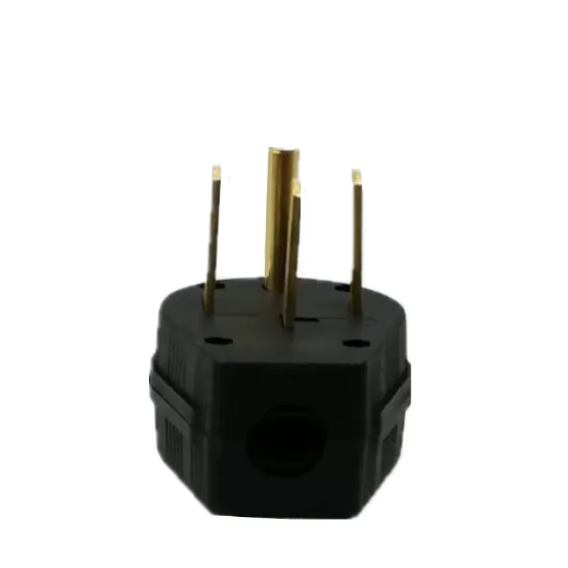 Negro UL 50A 250V 125V NEMA L14-50P L14-50R enchufe de alimentación de bloqueo de giro Industrial conector de receptáculo de panel de 4 polos enchufe macho hembra - imagen 3
