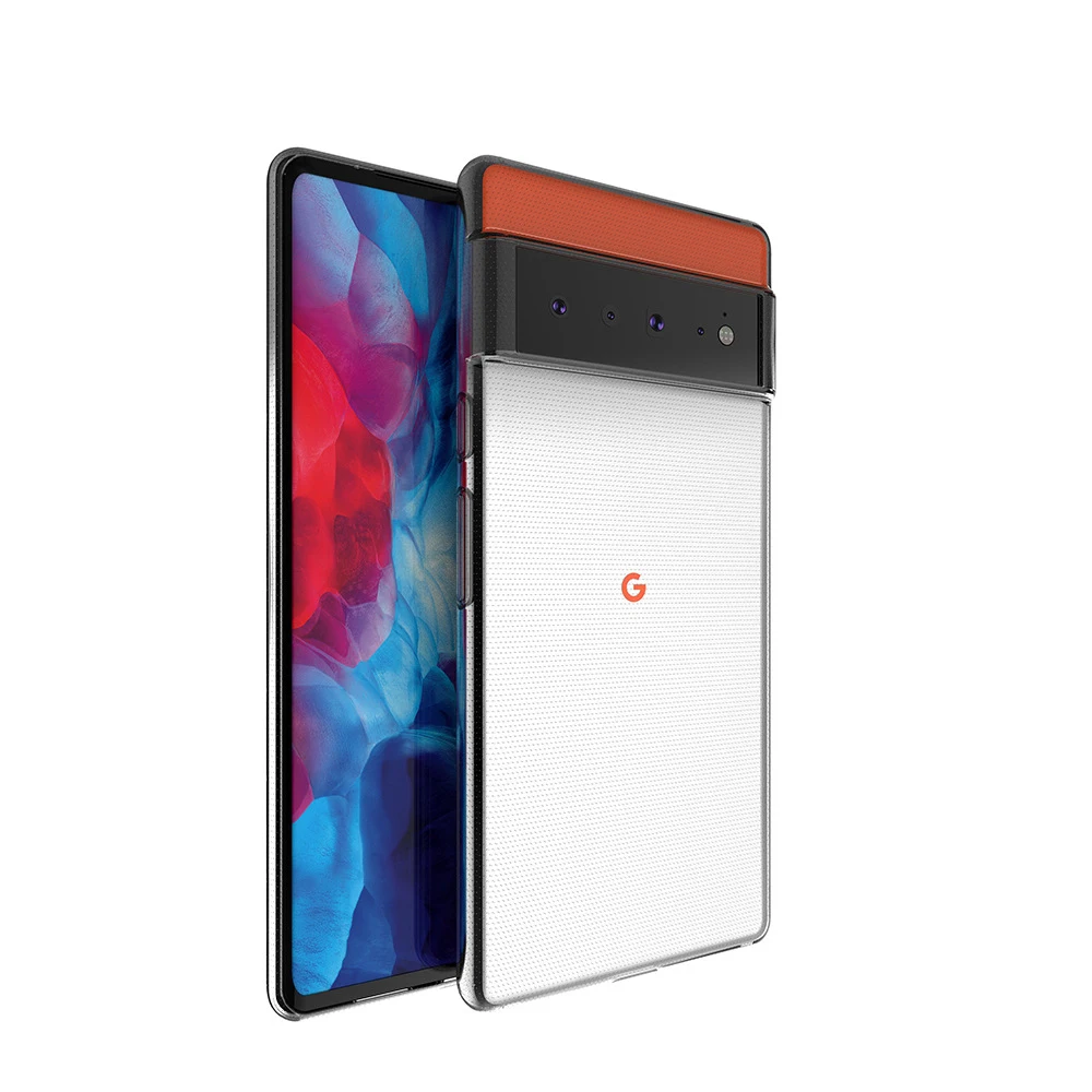 Funda protectora de cámara para Google Pixel 6 Pro 5G, carcasa trasera transparente ultrafina, suave, TPU, 2021 - imagen 5