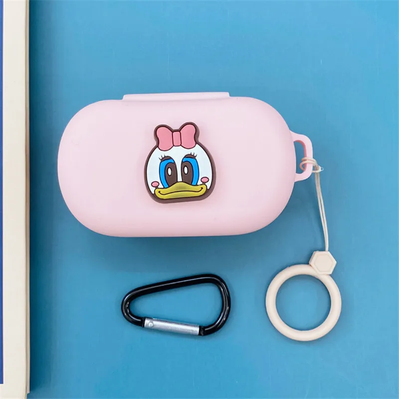Funda de silicona con dibujos de Disney para auriculares Bose QuietComfort, estuche protector para auriculares inalámbricos con Bluetooth y gancho - imagen 4