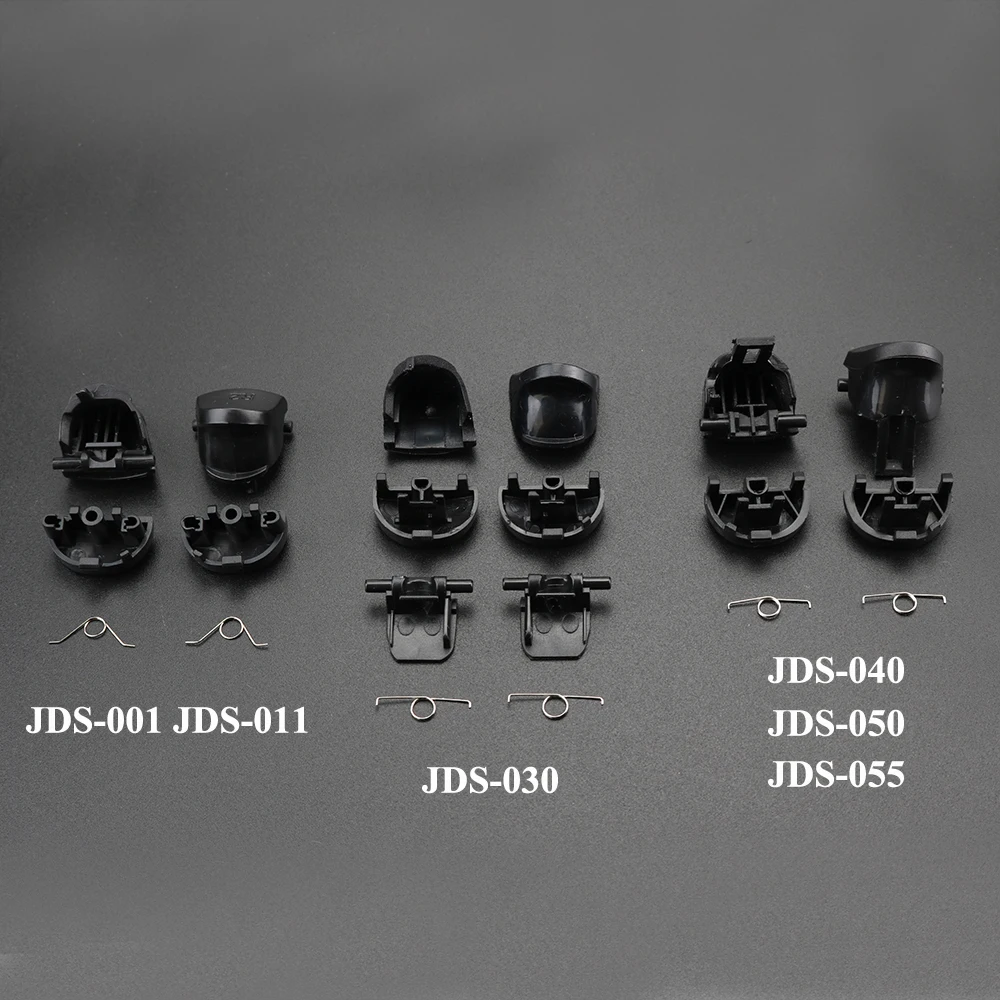 YuXi-Botones de disparo para PlayStation4 PS4 Pro Slim, controlador analógico, tapas de palo, JDS, JDM, 055, 050, 040, 030, 011, R2, L1, R1 - imagen 4