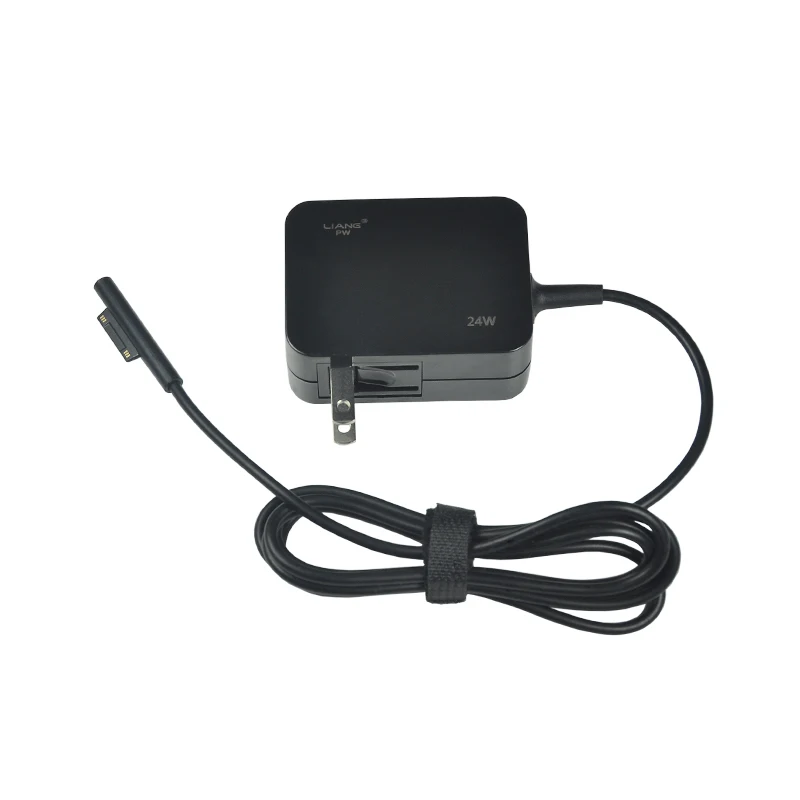 Un dispositivo negro con un cable conectado