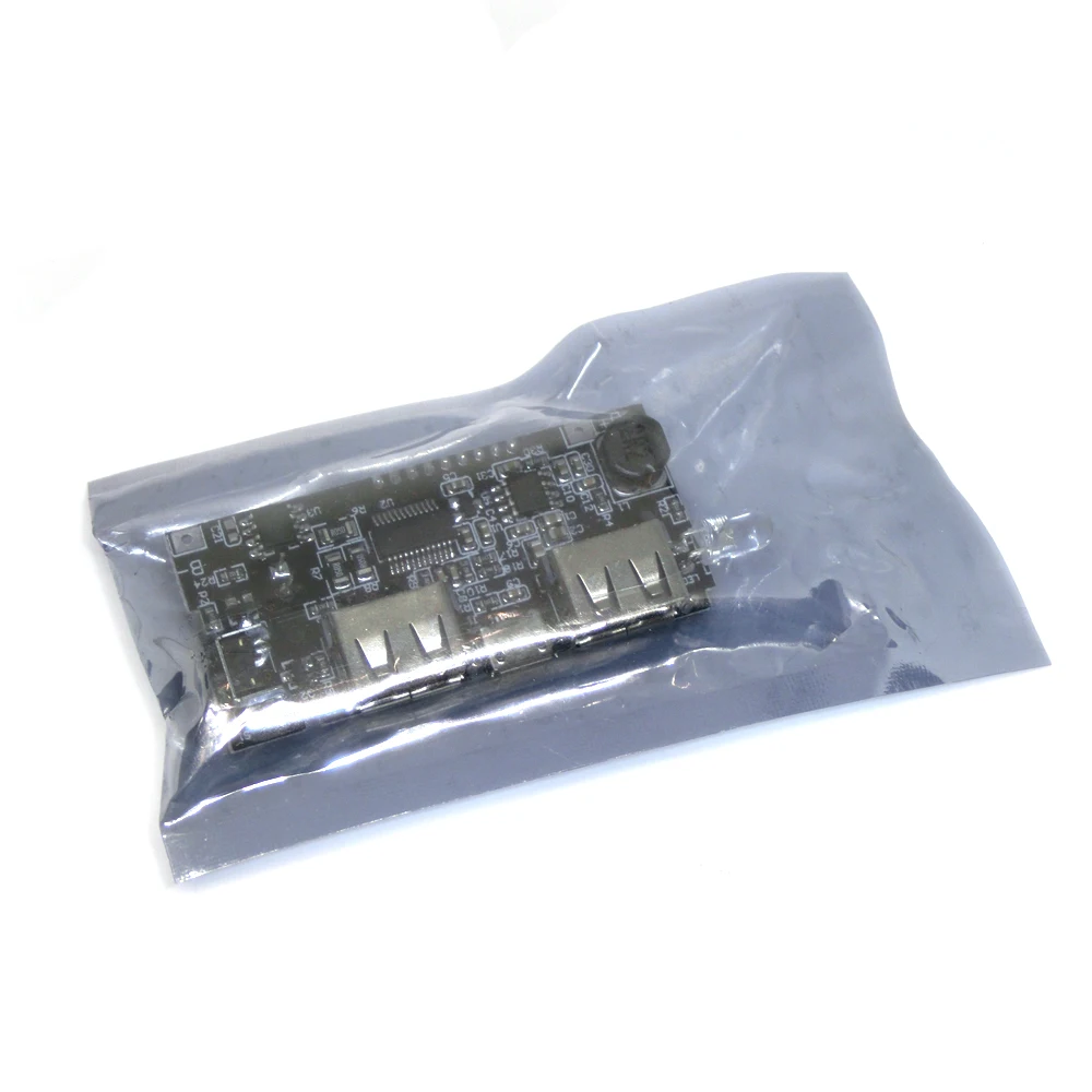 Cargador de batería USB Dual 18650, módulo de alimentación PCB, 5V, 1A, 2.1A, accesorios para banco de energía móvil para teléfono, placa de módulo LCD LED DIY - imagen 4