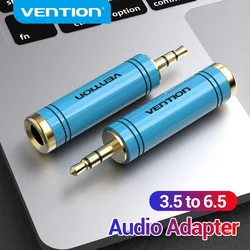 Adaptador Jack 3.5mm a 6.35mm Vention para Micrófono y Guitarra
