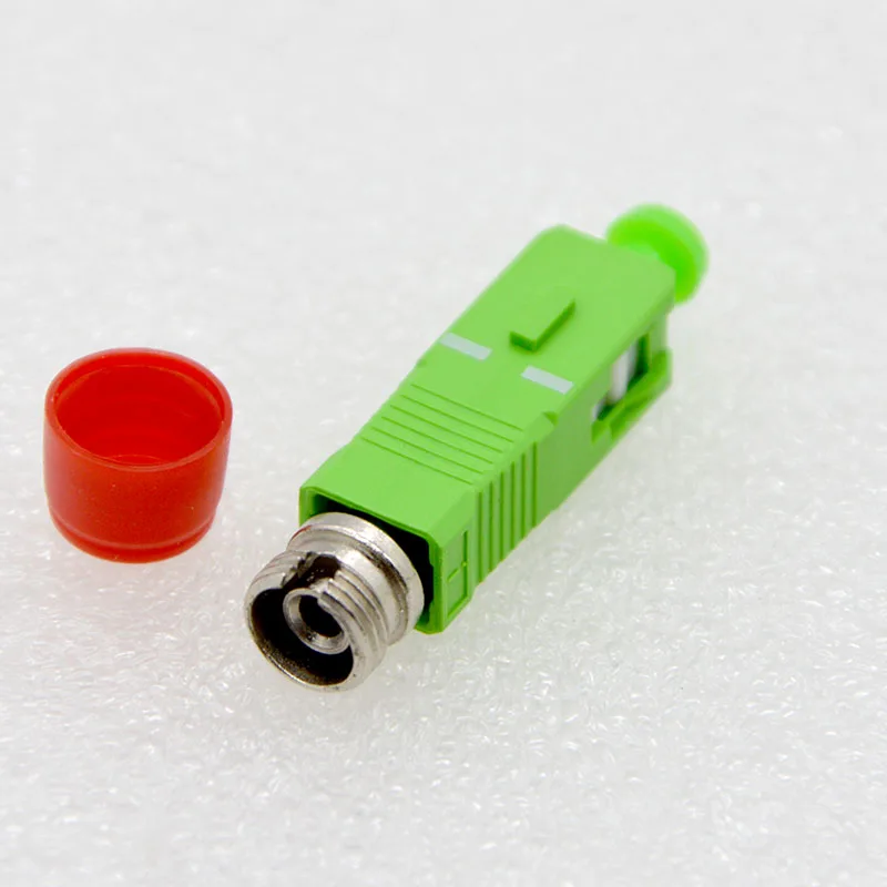 1 Uds nuevo adaptador de fibra óptica FC hembra-SC macho conector adaptador de fibra óptica SC-FC acoplador de brida precio de fábrica al por mayor - imagen 2