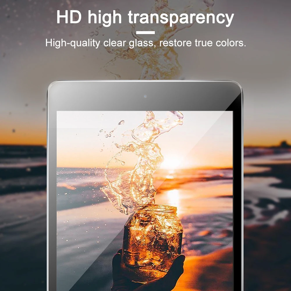 Protector de pantalla de vidrio templado para iPad 2018 Pro 9,7 11 10,5 de 10,2/2019/aire 1 1/2 iPad 2 3/4/iPad Mini 4 3 2 5 2019 3 9H de la película - imagen 5