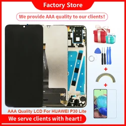 Pantalla LCD con marco para HUAWEI P30 Lite, 6,15 ", calidad AAA, 10-Touch