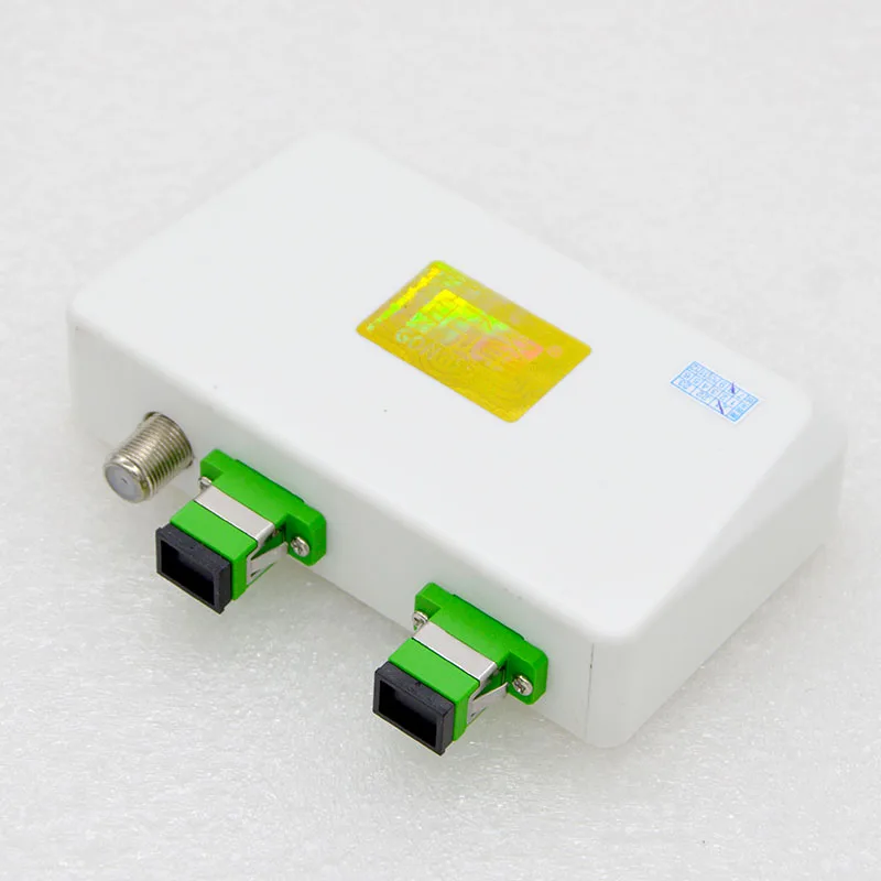 10 Uds FTTH CATV Mini nudo receptor óptico pasivo red transmisión integrada WDM longitud de onda División multiplexor al por mayor - imagen 3