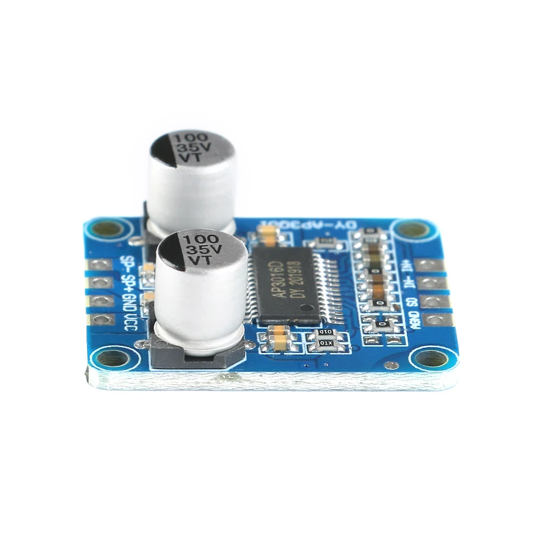 Módulo amplificador Digital de alta potencia DC 8V-24V Mono Clase D 4-8ohm 10W 20W 30W para altavoz 30W-300W Placa amplificadora de potencia de Audio - imagen 3