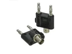 Adaptador RF BNC hembra a banana macho Coaxial de alta calidad
