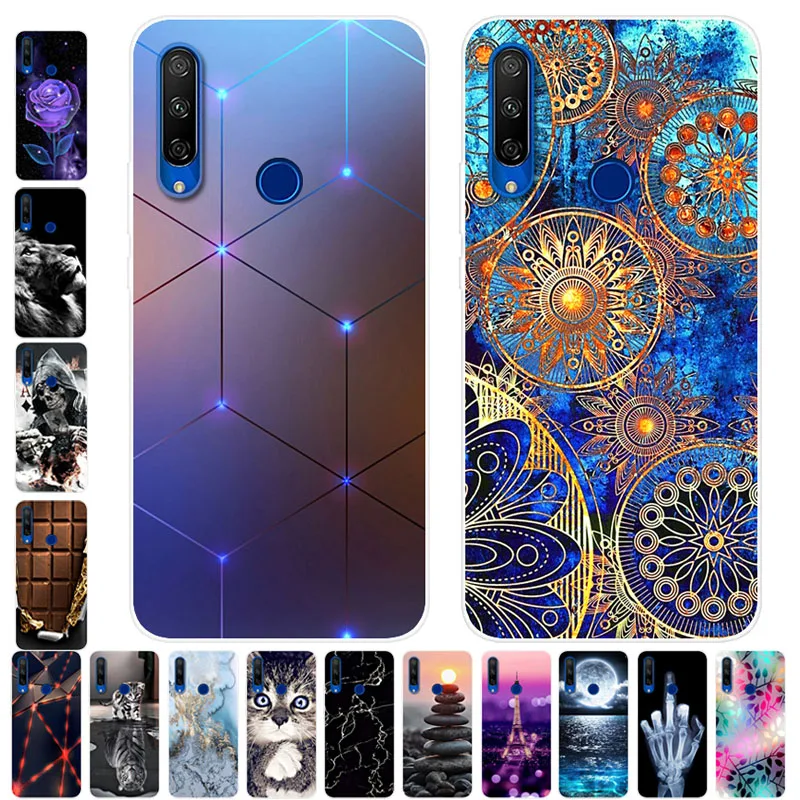 Para Huawei Honor 9X STK-LX1 funda trasera de silicona suave para Coque Honor 9X funda de teléfono Premium Honor9X Global Clear parachoques TPU