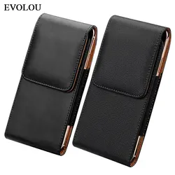 Samsung Funda riñonera de piel con clip para cinturón – Universal