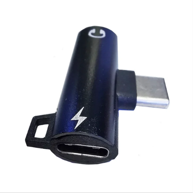 Convertidor de carga de auriculares 2 en 1 Tipo C a jack de 3,5mm, adaptador de audio USB tipo C para teléfonos Xiaomi, Huawei tipo C macho a hembra - imagen 3