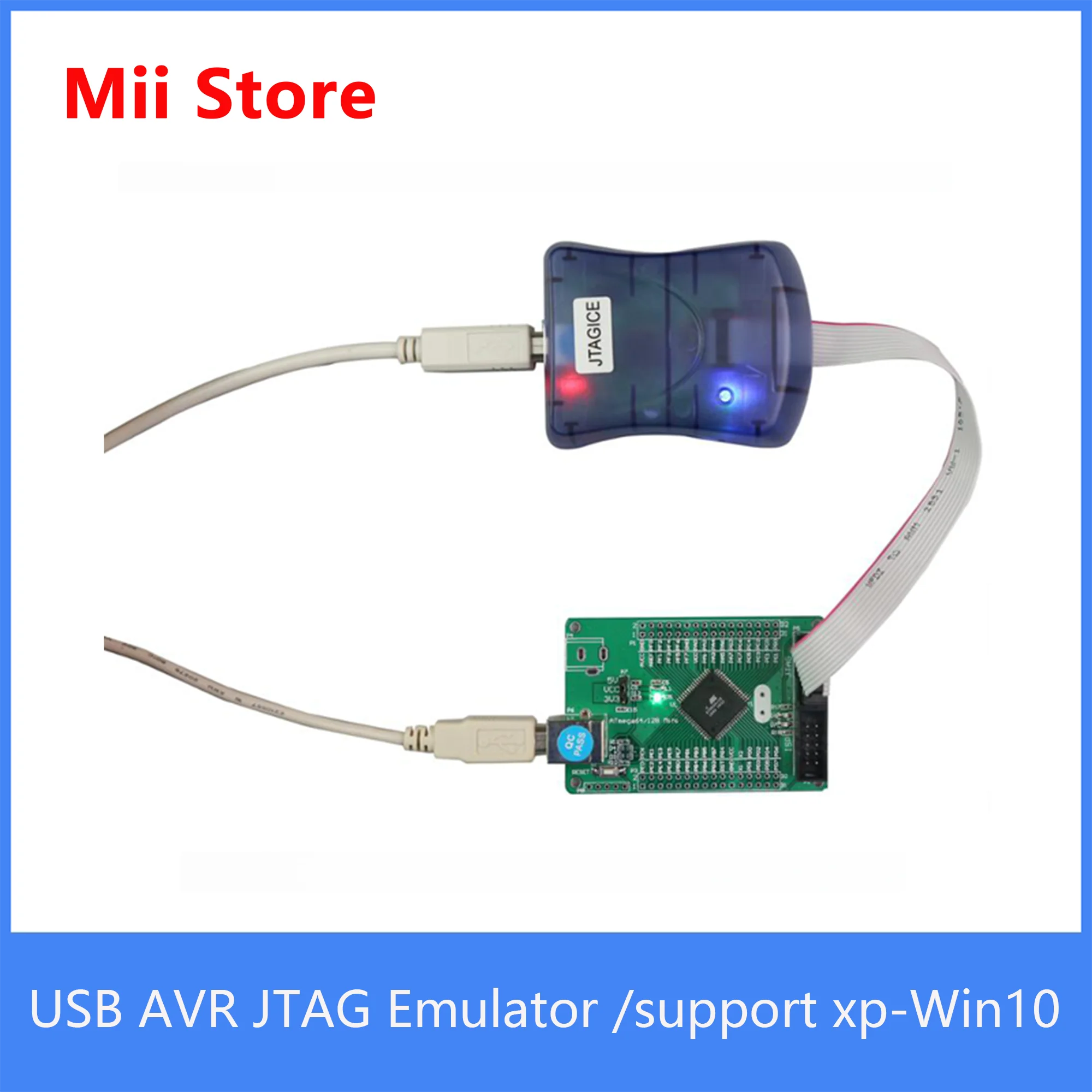 JTAGICE-miniplaca PCB ATMEGA16, emulador de ICE, USB AVR, libre, 1 Uds. Por pedido, MEGA128 MEGA64 - imagen 4