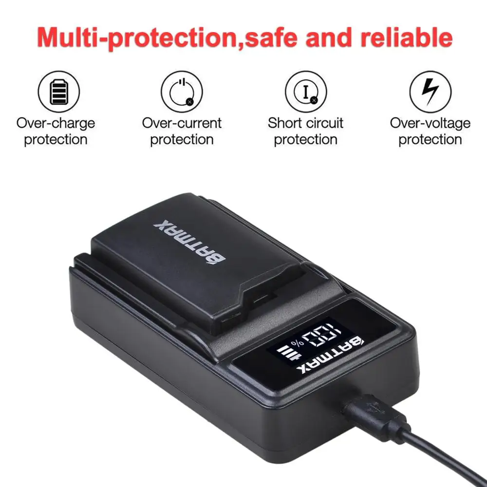 Batmax-batería PSP 3600 de 1000 mAh, Cargador USB LED para Sony PlayStation, portátil, PSP1000, Sony 1001,1002,1003,1004,1005,1006 - imagen 5