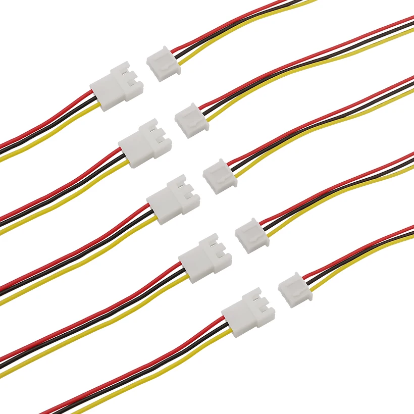 Conector JST Micro XH2.54 3 pines 4 pines conector de Cable paso 2,54mm 26AWG 20CM 3/4P adaptador de Cable de enchufe macho hembra - imagen 4