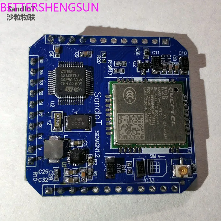 STM32L151CB + M26 consumo de energía ultrabajo 3uA/GPRS/TCP/UDP/AT command/core board Placa de desarrollo