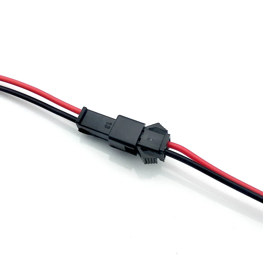 5 pares de conectores largos JST SM 2P macho a hembra conector de cable SM2P LED - imagen 3