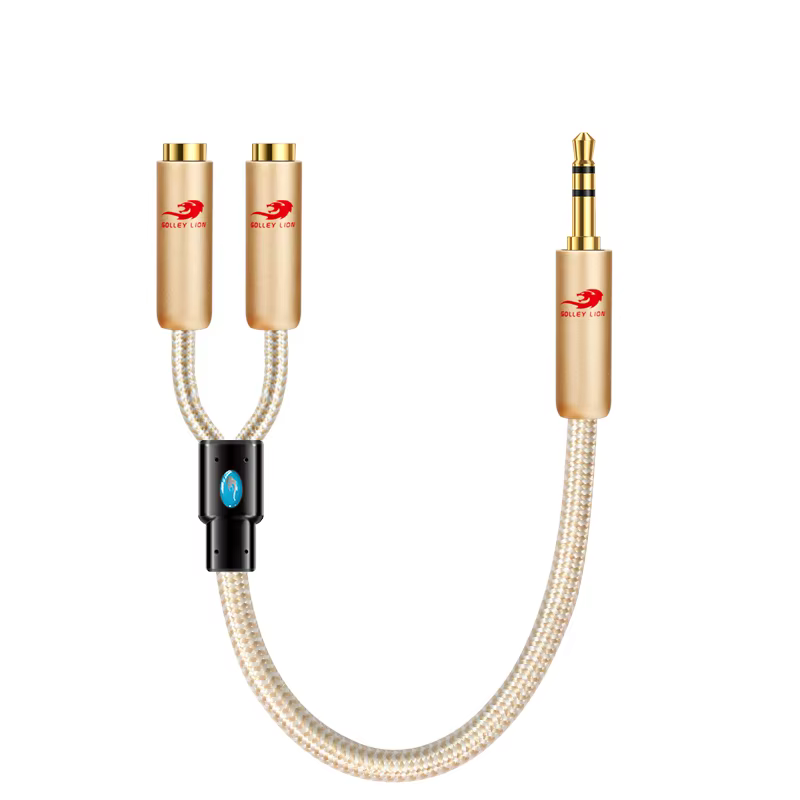 Cable Divisor Audio Mini Jack 3.5mm Estéreo Doble Hembra - imagen 2