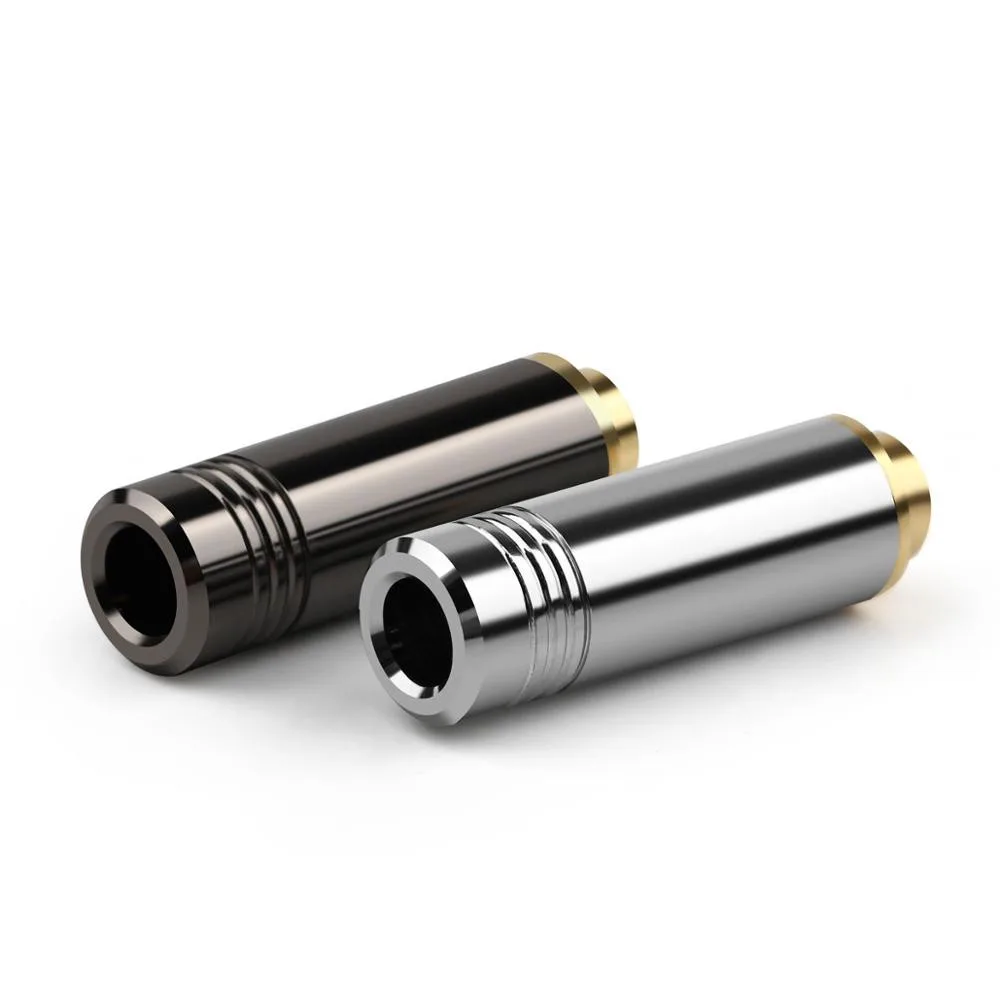 Conector Jack de Audio hembra de 5 polos, adaptador estéreo 4,4 de 4,4mm, conectores equilibrados chapados en oro y cobre, adaptadores para auriculares de soldadura Hifi - imagen 4