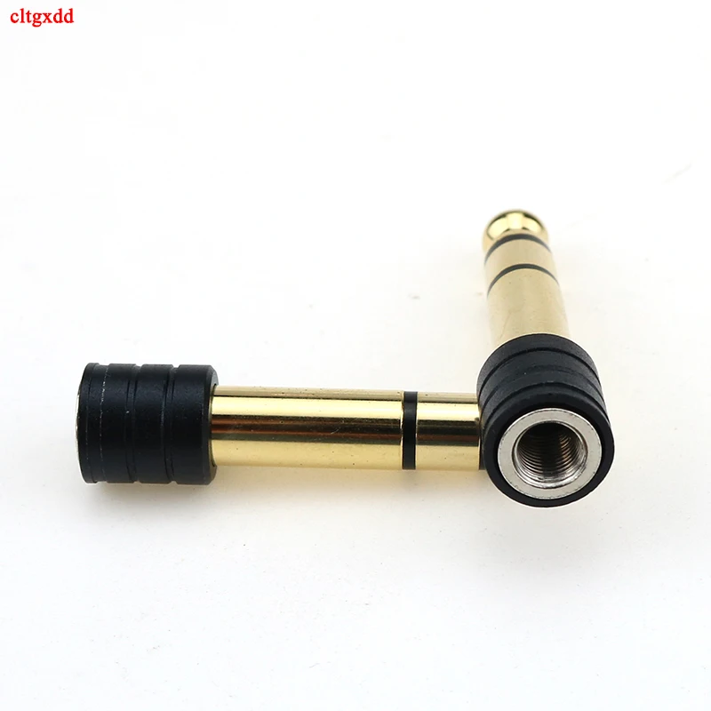 Adaptador de Audio para auriculares HiFi, convertidor de conector portátil dorado de 1/4 "6,35 macho a 3,5 hembra de 1/8", 6,35 a 3,5mm, 1 unidad - imagen 4