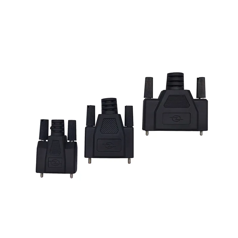 1 Uds DB9/DB15/DB25 carcasa negra enchufe de puerto serie macho y hembra carcasa de moldeo por inyección única - imagen 5