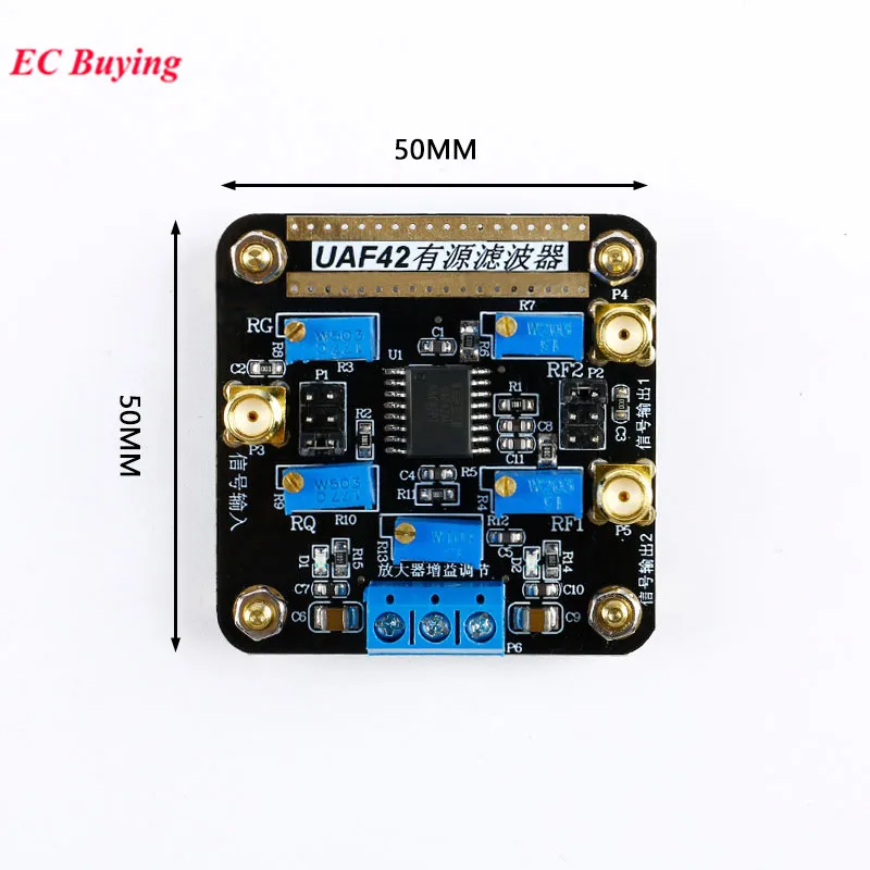 UAF42 High Pass Low Pass Band Pass Universal Active Filter Module Adjustable Bandpass Filtering Board PCB - imagen 5