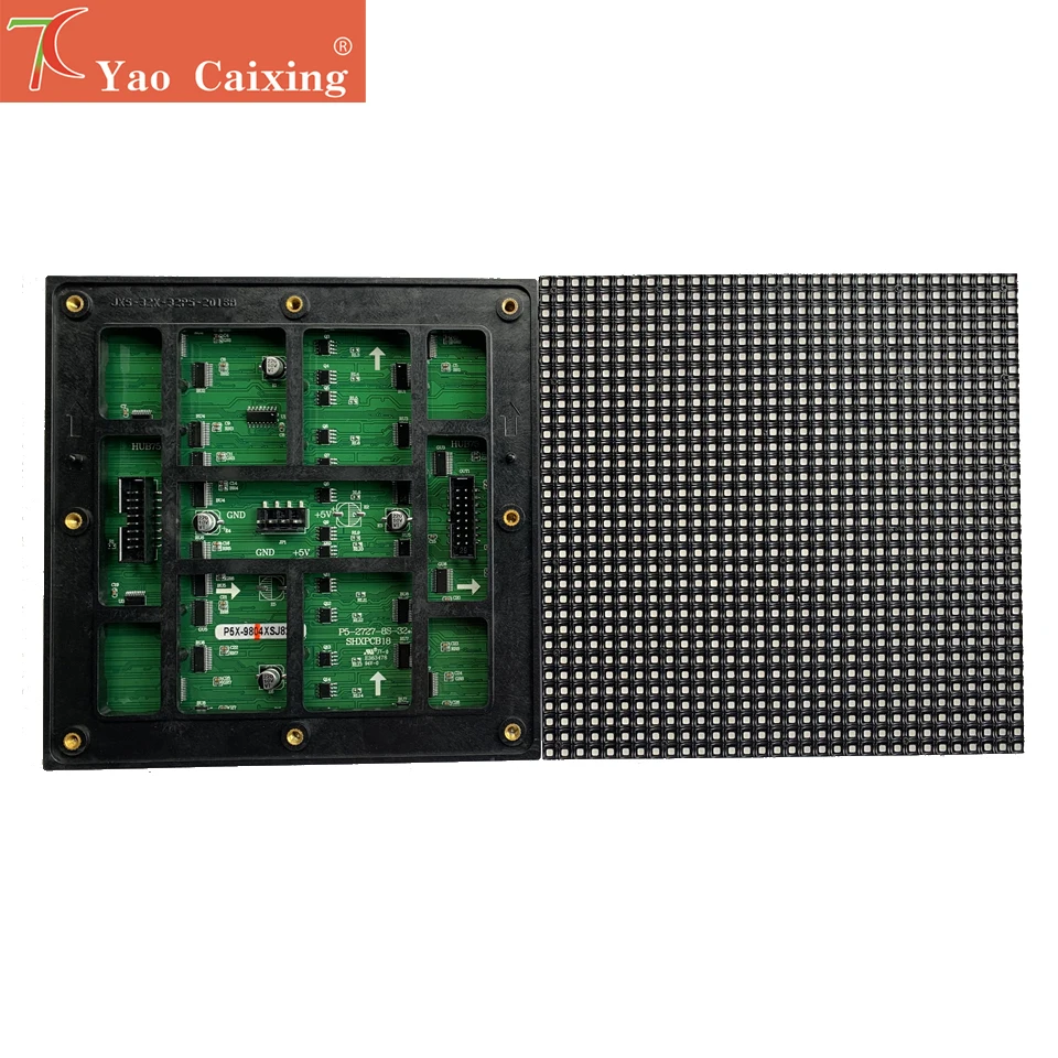 P5 Publicidad exterior de alta definición para panel LED a todo color SMD 8S, 160 mm * 160 mm, 32 * 32 píxeles, 40000 puntos / m2 - imagen 2