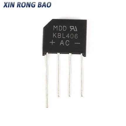 5 uds DIP4 KBL406 KBL410 KBL608 KBL610 2A-6A600V-1000V KBP206 KBP210 KBP307 KBP310 puente rectificador de diodo monofásico al por mayor - imagen 4