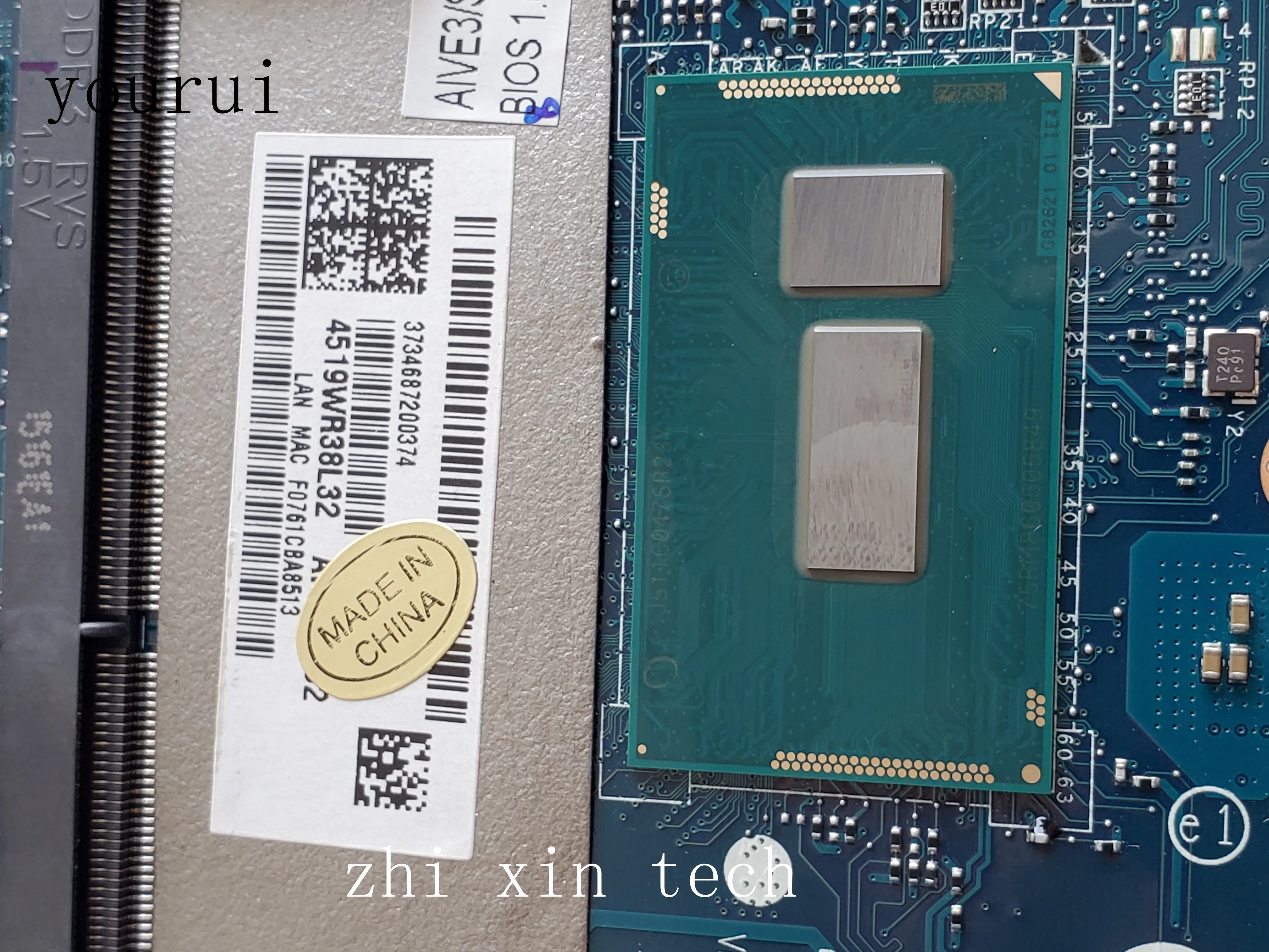 Yourui-placa base para ordenador portátil Lenovo U31-70, placa base AIVS3/AIVE3 LA-C311P con i5-5200u de prueba de CPU - imagen 4