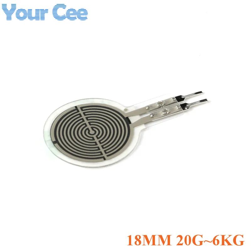 Sensor de presión de membrana resistiva de celda de carga, analógico sensible a la fuerza Flexible FSR402 4mm 5mm 7mm 110mm para Arduino, 2 uds./1 ud. - imagen 4