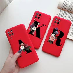 Samsung Galaxy A22 Funda Silicona – Diseño Floral Protectora Antigolpes