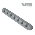 7 Clips Grey
