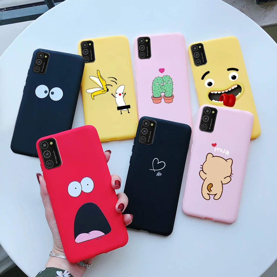 Para Samsung Galaxy A41 funda trasera pintada suave funda de teléfono de silicona para Samsung A41 fundas para Coque Samsung Galaxy A41 cubierta