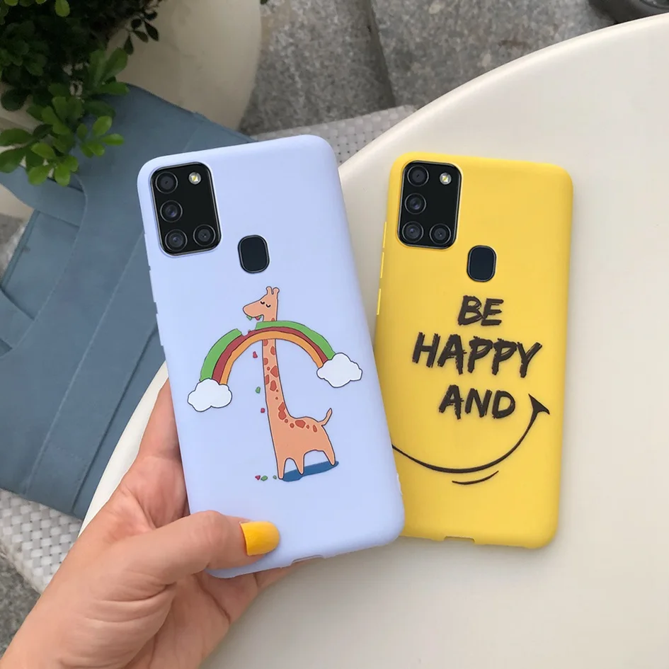 Funda de silicona para Samsung Galaxy A21S A 21 S, carcasa bonita de TPU suave con Cactus, parachoques, A21S 2020, A217F, A21 S - imagen 5